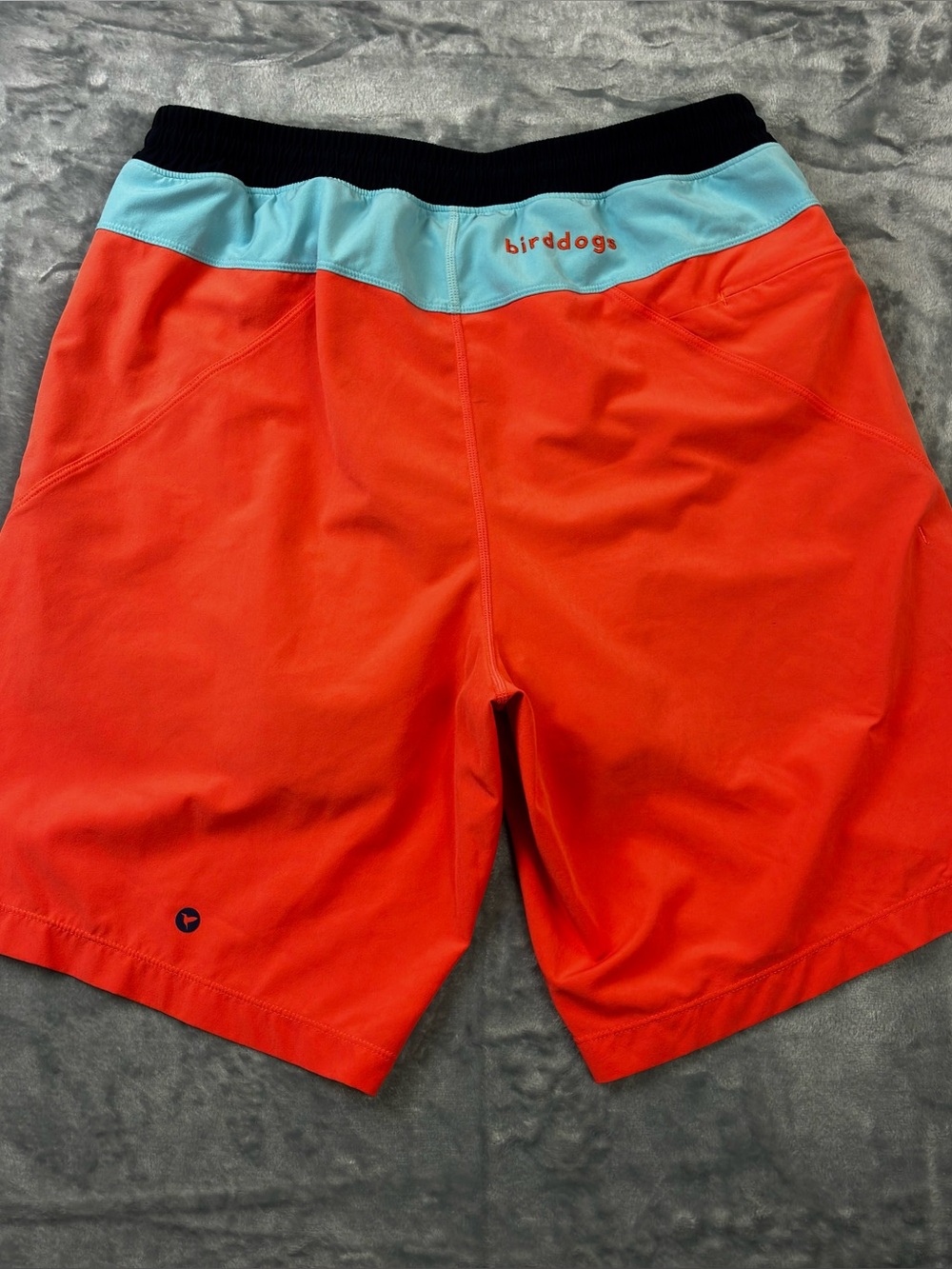 Birddogs Boomstick Shorts Mens Size Large 9” Inseam Pink Blue Black Lined Beach